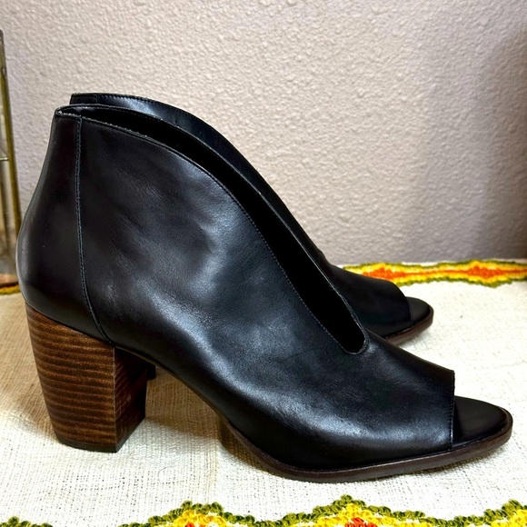 Lucky Brand Shoes - Lucky Brand Women's Joal Leather Pep-toe Bootie Pumps Black sz 10​